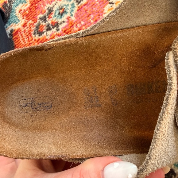 Birkenstock Arizona Suede Soft Footbed Sandal - Picture 7 of 10